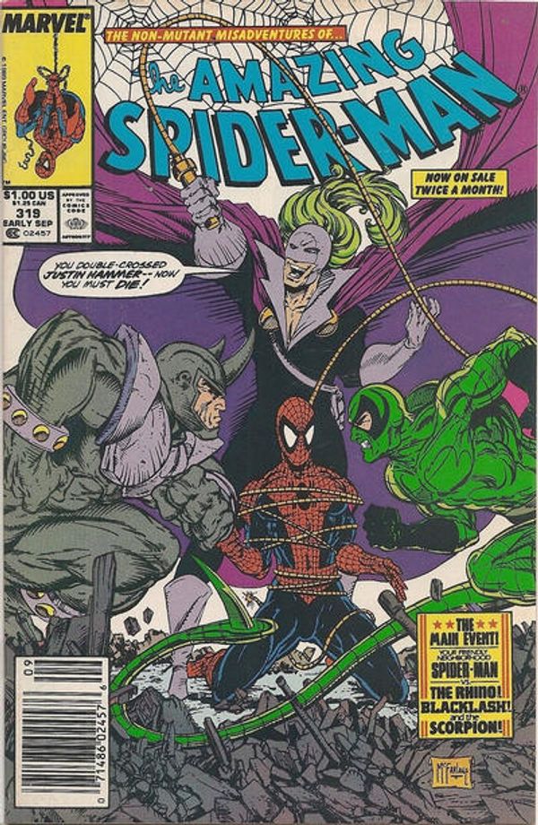 Amazing Spider-Man #319 (Newsstand Edition)