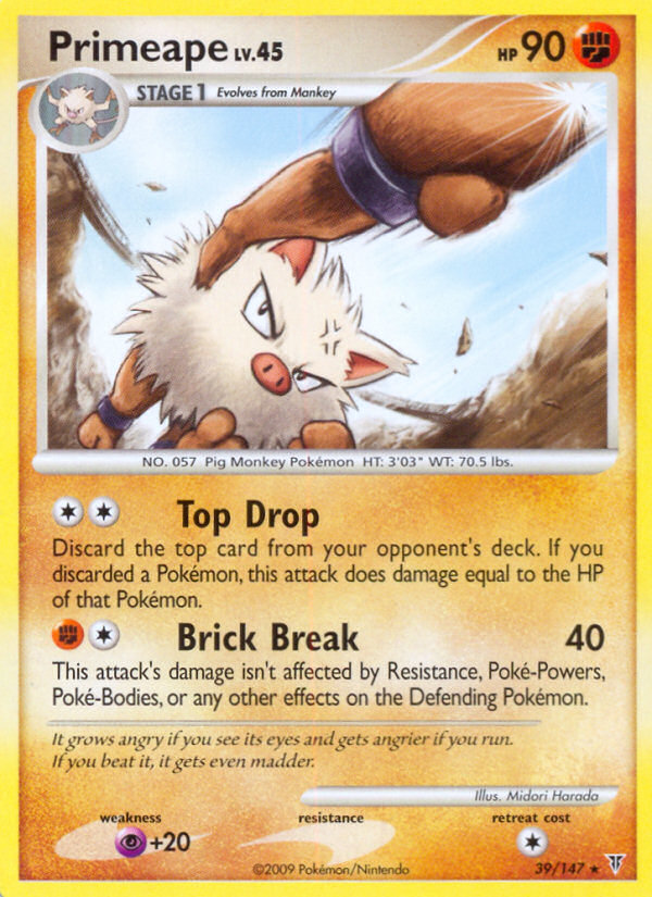 Primeape (39/147) - Supreme Victors Pokémon Card