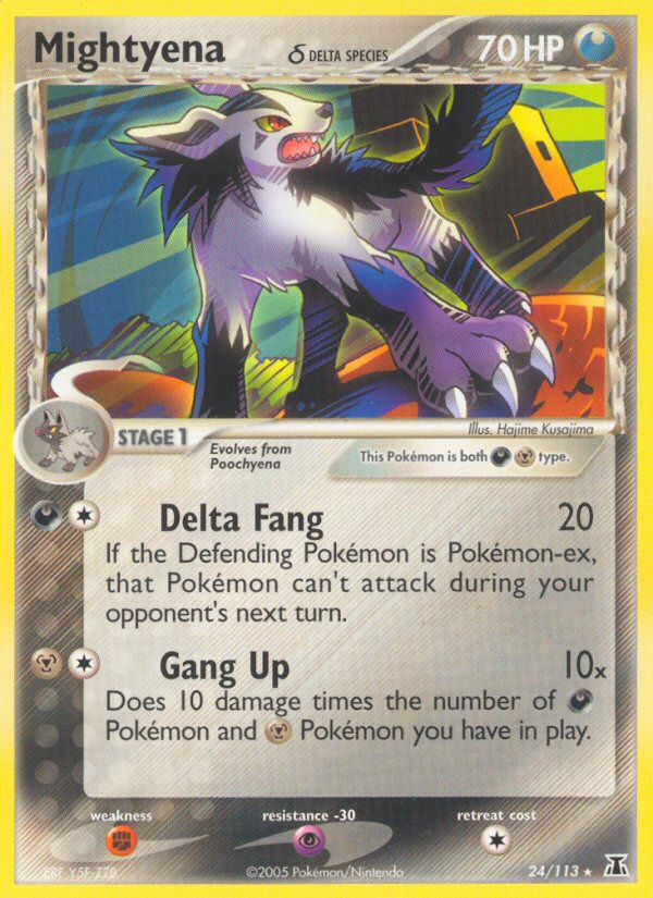 Mightyena δ (24/113) - Delta Species Pokémon Card