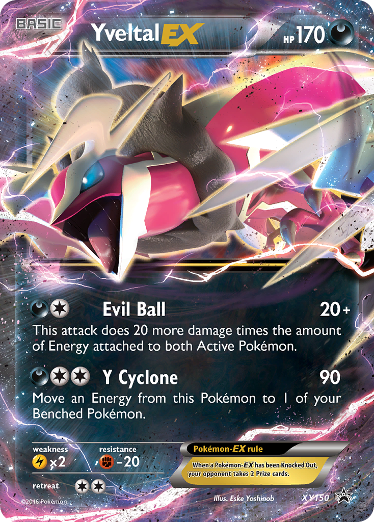 Yveltal EX (XY150) - XY Black Star Promos Pokémon Card