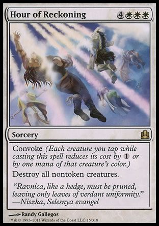 Hour of Reckoning (MTG Commander) Trading Card