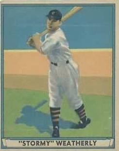 Roy Weatherly 1941 Play Ball #17 Sports Card