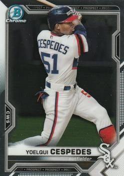 Yoelqui Cespedes 2021 Bowman Chrome - Prospects Baseball #BCP-176 Sports Card