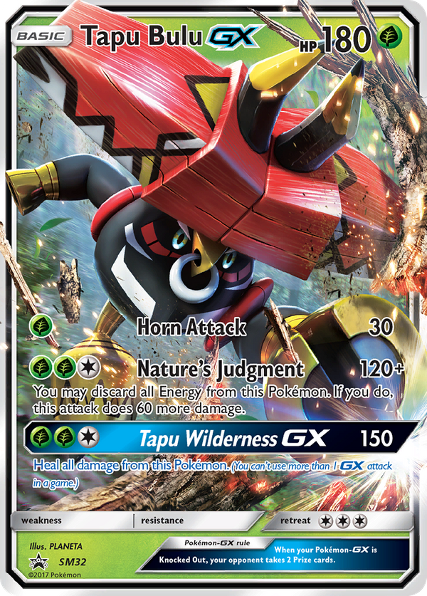 Tapu Bulu GX (SM32) - SM Black Star Promos