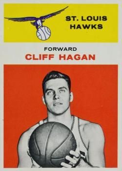 Cliff Hagan 1961 Fleer #18 Sports Card