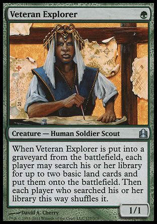 Veteran Explorer (MTG Commander) Trading Card