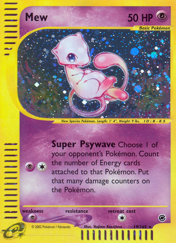 Mew (19/165) - Expedition Base Set Pokémon Card