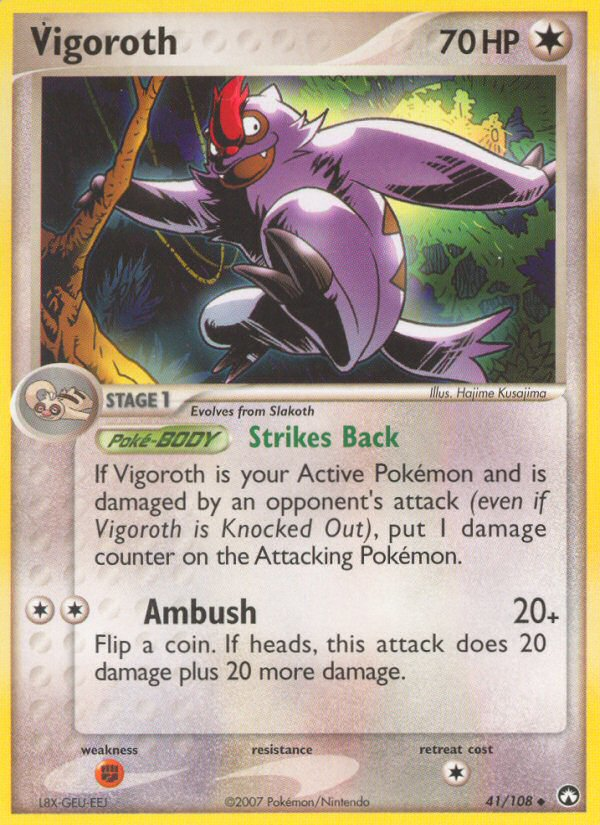 Vigoroth (41/108) - Power Keepers Pokémon Card