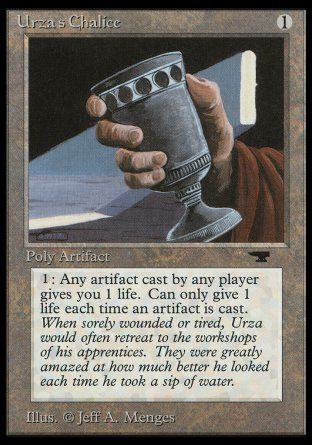 Urza's Chalice (Antiquities) Trading Card