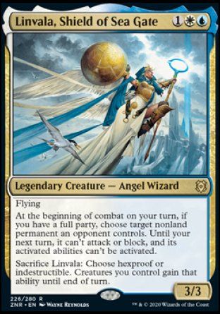 Linvala, Shield of Sea Gate (Zendikar Rising) Trading Card