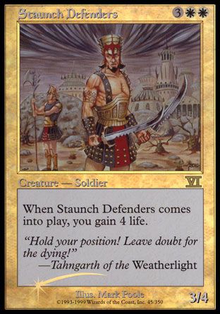 Staunch Defenders (FNM Promos) Trading Card