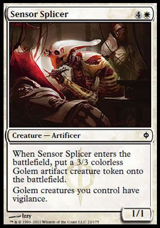 Sensor Splicer (New Phyrexia) Trading Card