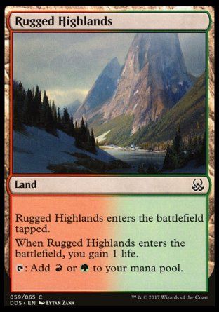 Rugged Highlands (Mind vs. Might) Trading Card