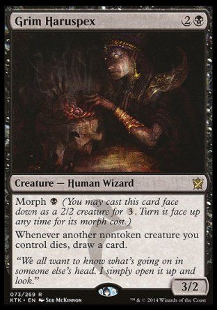 Grim Haruspex (Khans of Tarkir) Trading Card