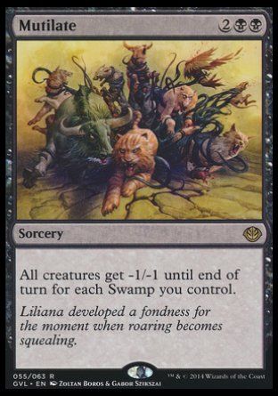 Mutilate (Duel Decks : Anthology) Trading Card