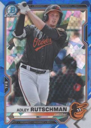 Adley Rutschman 2021 Bowman Sapphire Edition Baseball #BCP-121