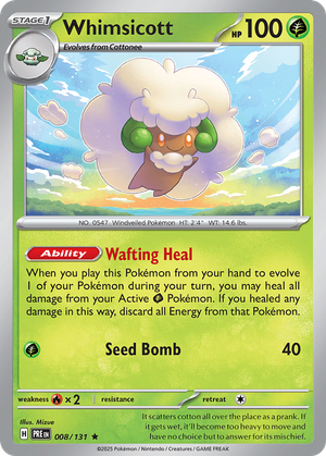 Whimsicott (8/131) - Prismatic Evolutions