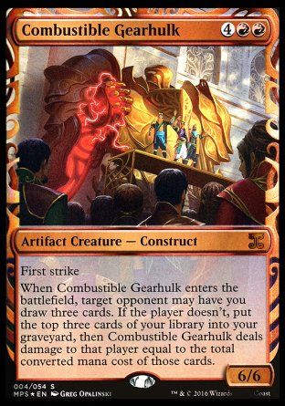 Combustible Gearhulk (Kaladesh Inventions) Trading Card