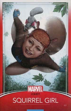Unbeatable Squirrel Girl #27 (Christopher Trading Card Variant Leg)