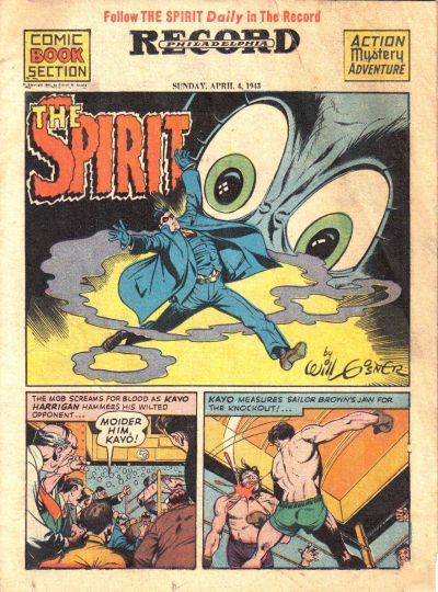 Spirit Section #4/4/1943 Comic