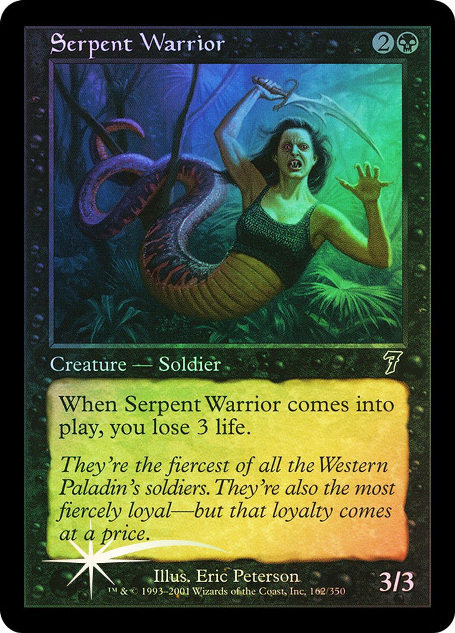 Serpent Warrior (7th Edition - Foil) Trading Card