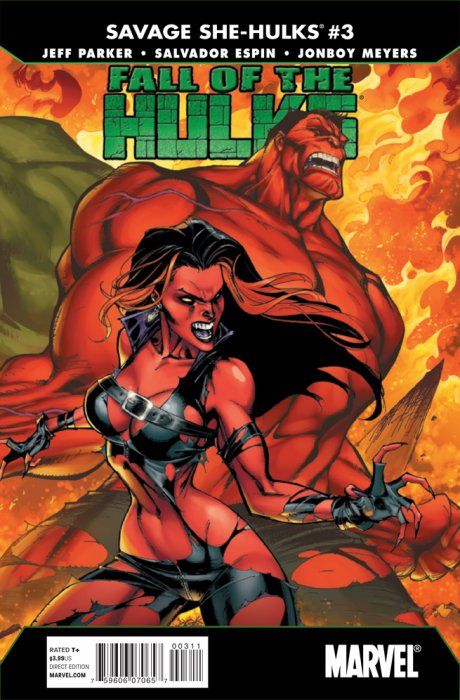 Fall of the Hulks: The Savage She-hulks #3 Comic