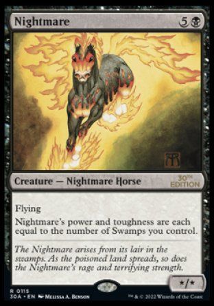 Nightmare (Magic 30th Anniversary Edition) Trading Card