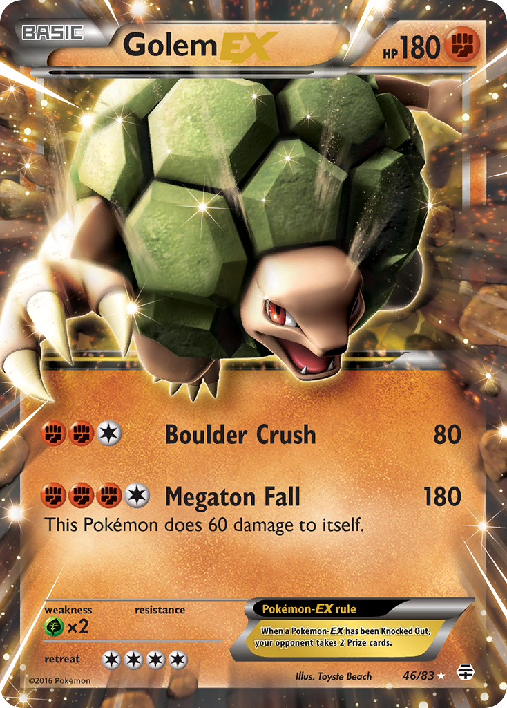 Golem EX (46/83) - Generations Pokémon Card