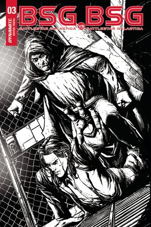 Bsg Vs Bsg #3 (Cover F 20 Copy Desjardins B&w)