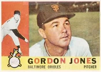 Gordon Jones 1960 Topps #98 Sports Card