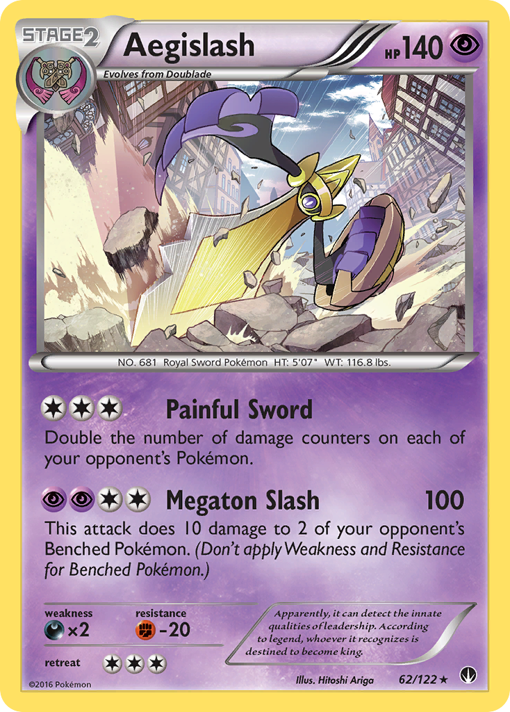 Aegislash (62/122) - BREAKpoint Pokémon Card