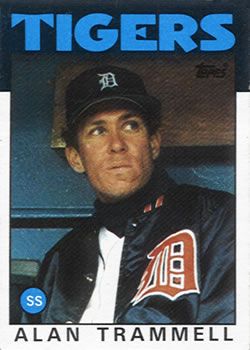 Alan Trammell 1986 Topps #130 Sports Card