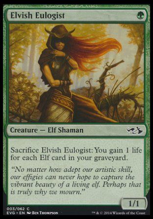 Elvish Eulogist (Duel Decks : Anthology) Trading Card