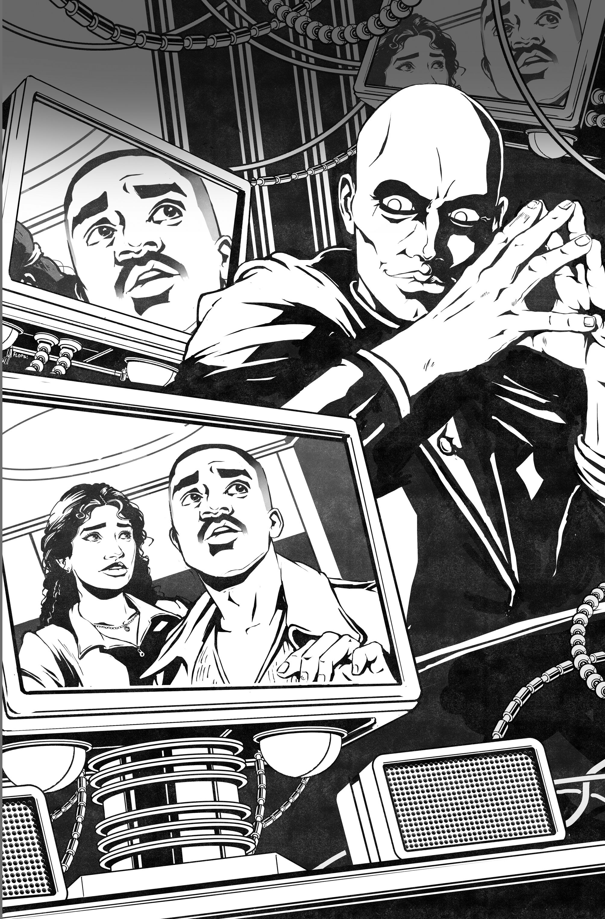 Doctor Who The Prison Paradox #1 (Cvr G Flops Color Your Own Cover Variant) Comic