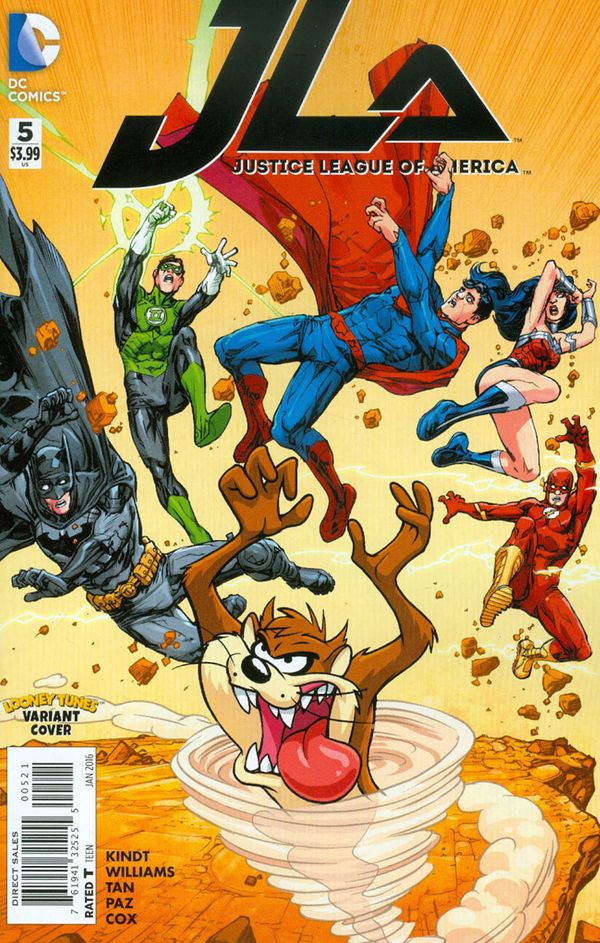 Justice League Of America #5 (Looney Tunes Variant Cover)