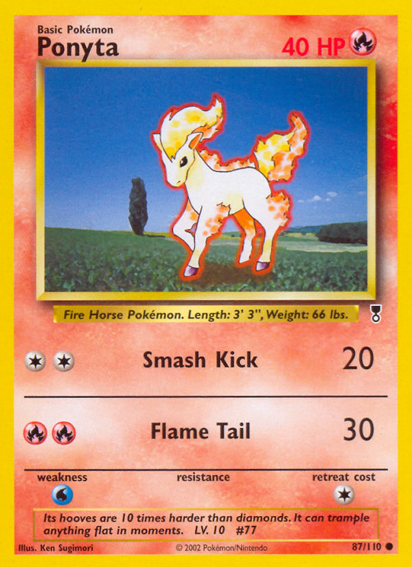 Ponyta (87/110) - Legendary Collection Pokémon Card