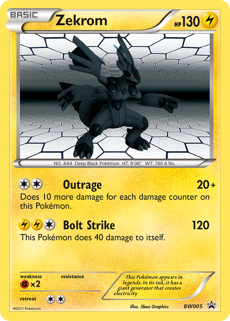 Zekrom Pokémon Card