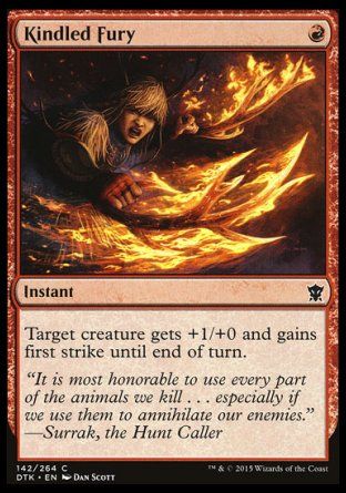 Kindled Fury (Dragons of Tarkir) Trading Card