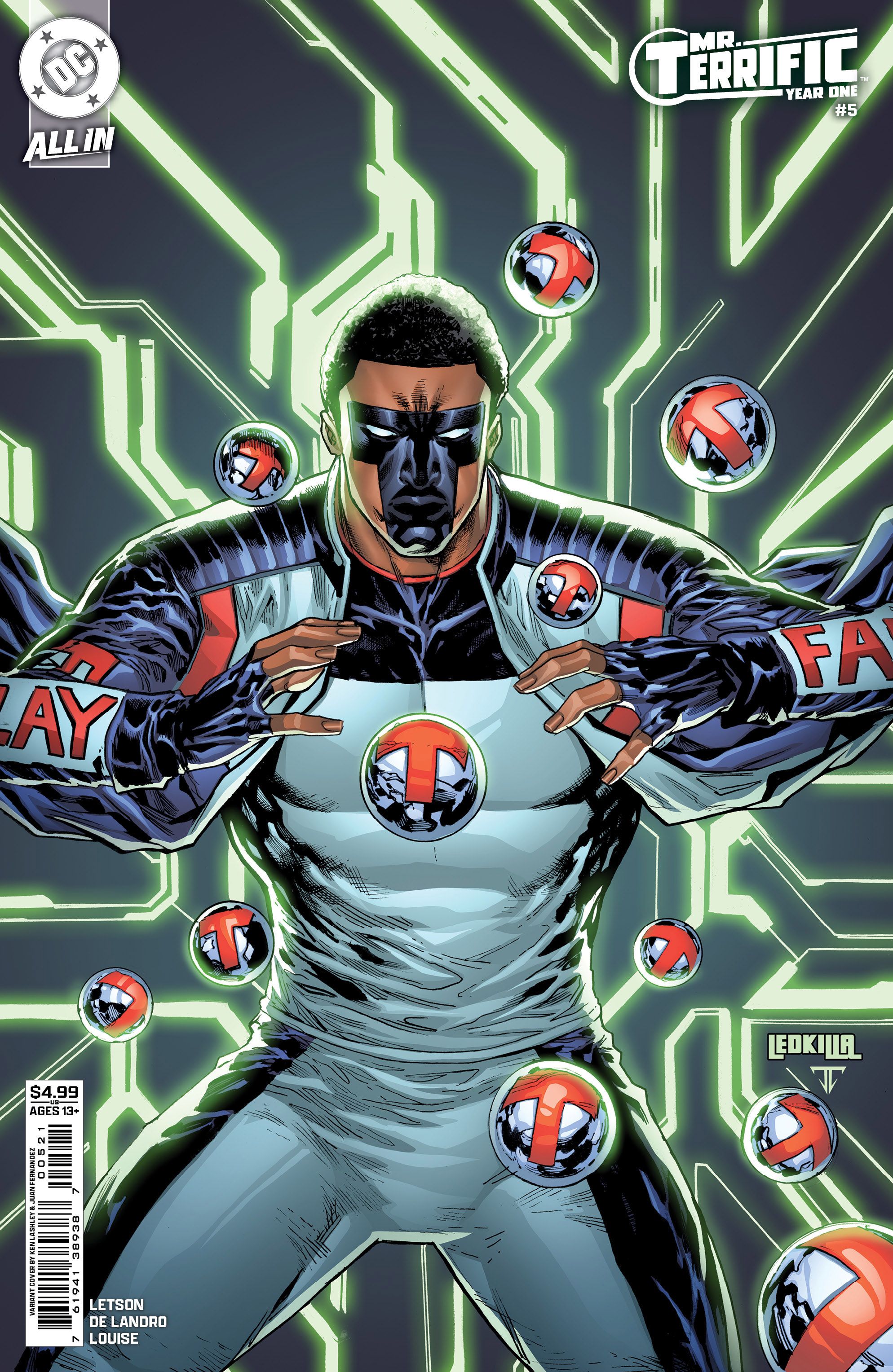 Mr. Terrific: Year One #5 (Cvr B Ken Lashley Card Stock Variant) Comic
