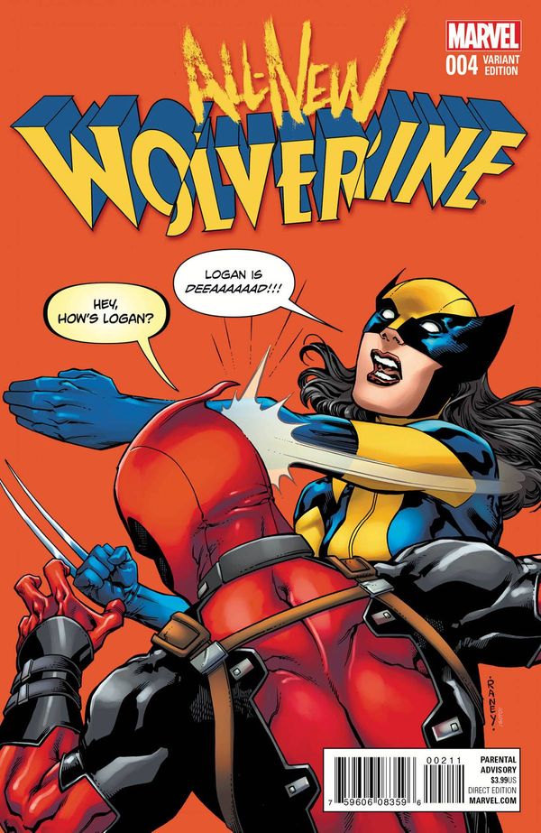 All New Wolverine #4 (Deadpool Variant)