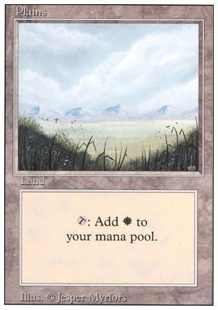 Plains (No Trees) (Revised Edition) Trading Card