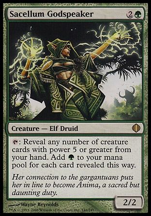 Sacellum Godspeaker (Shards of Alara) Trading Card