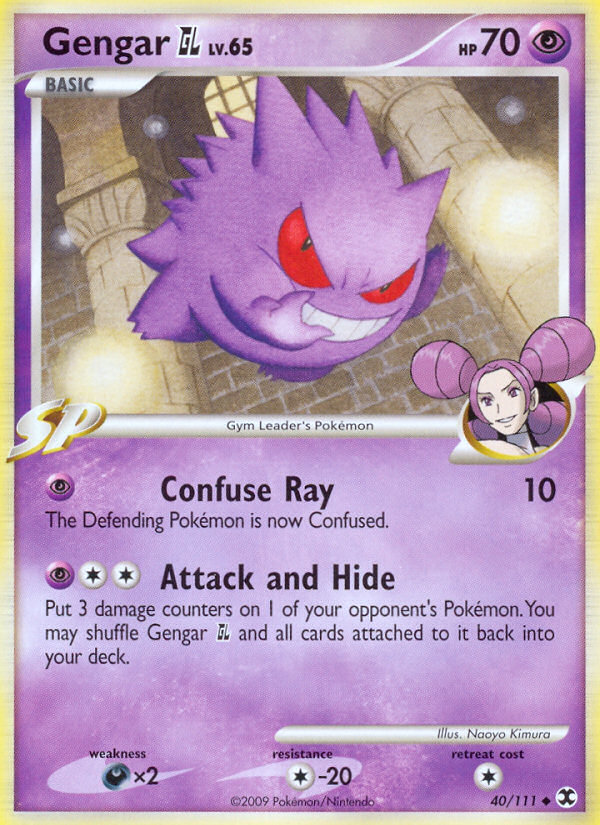 Gengar GL (40/111) - Rising Rivals Pokémon Card