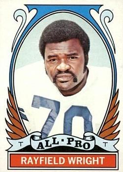 Rayfield Wright 1972 Topps #266 Sports Card