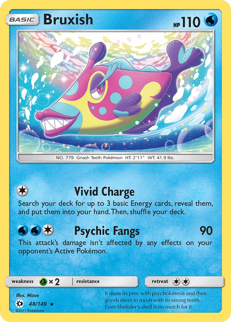 Bruxish (48/149) - Sun & Moon Pokémon Card