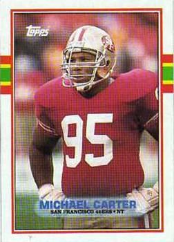 Michael Carter 1989 Topps #10 Sports Card