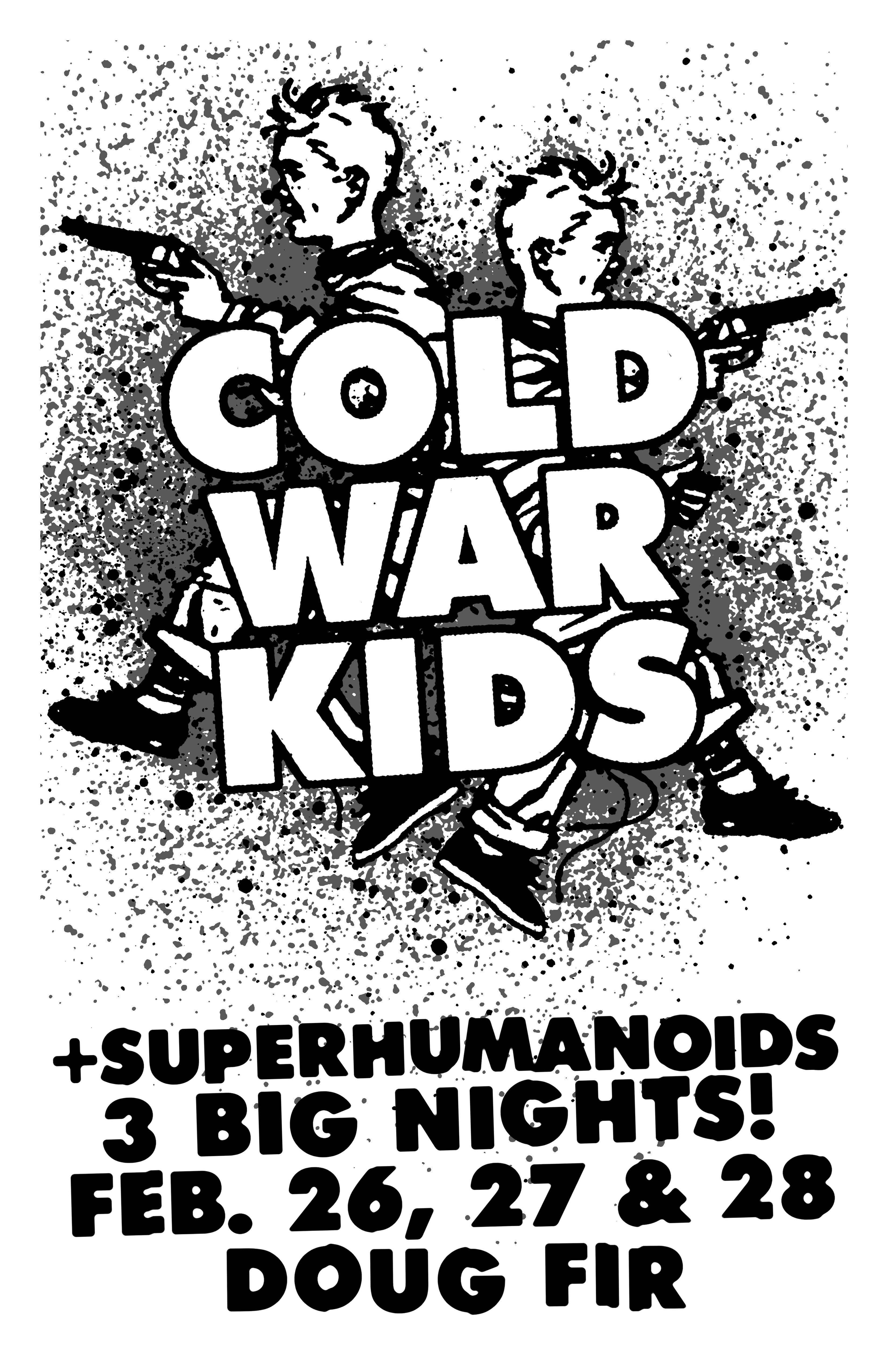 MXP-141.39 Cold War Kids 2012 Doug Fir  Feb 28 Concert Poster