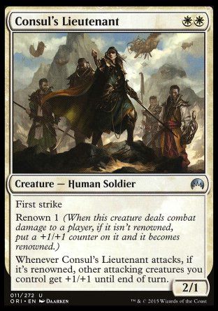 Consul's Lieutenant (Magic Origins) Trading Card