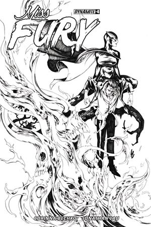 Miss Fury Vol 2 #4 (Cover C 15 Copy Lau B&w Cover)