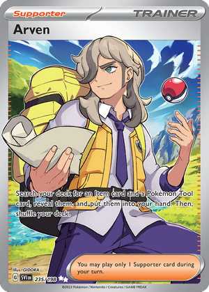 Arven (Trainer: Supporter) (235/198) - Scarlet & Violet